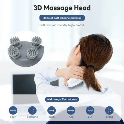 Electric Red Light Scalp Head Massager