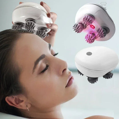 Electric Red Light Scalp Head Massager