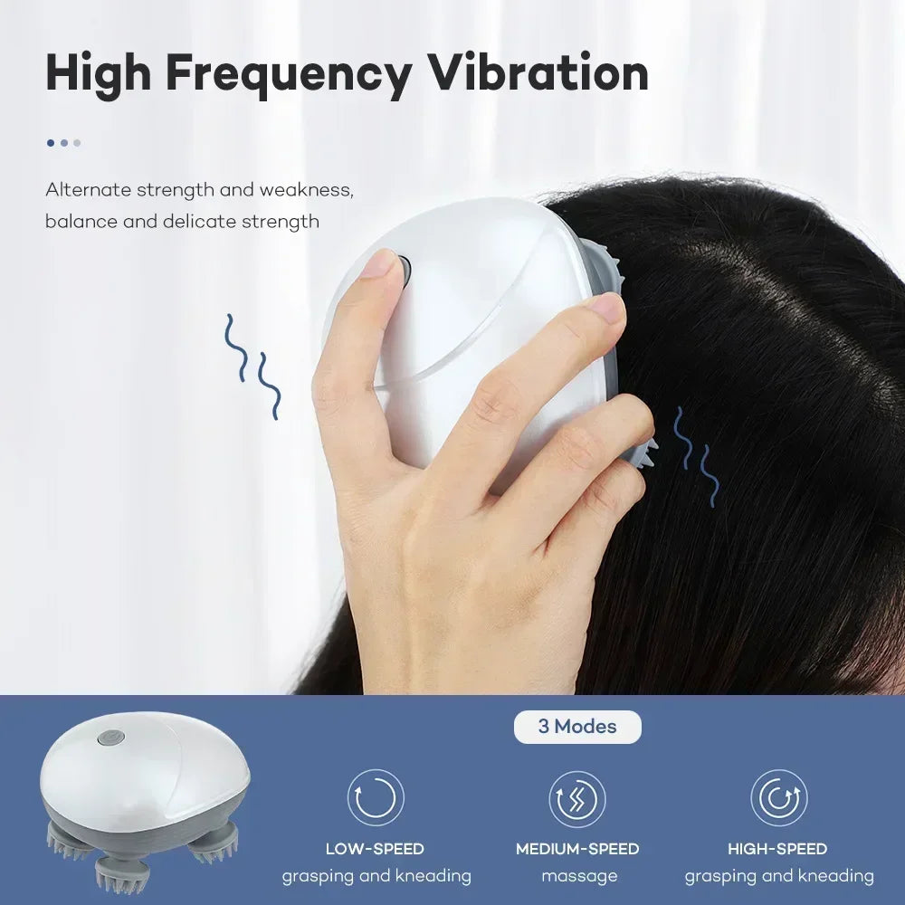 Electric Red Light Scalp Head Massager